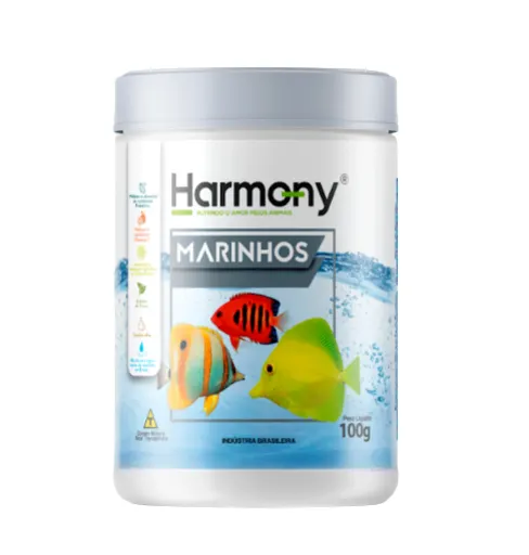 Ração Harmony Fish Marinhos 100g- Minas Nutri