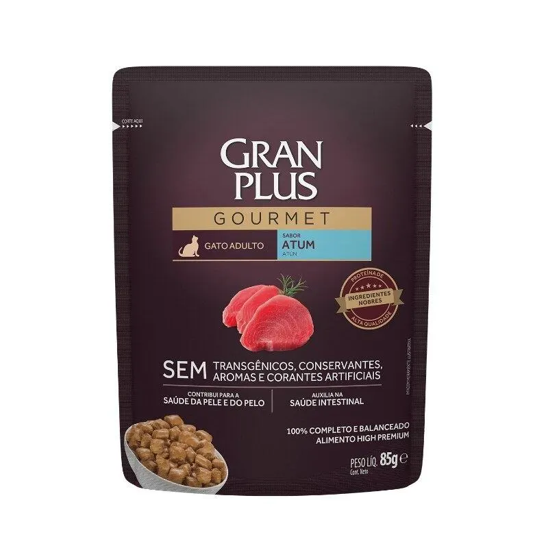 GranPlus Gourmet Sachê Gatos Adultos Atum 85g
