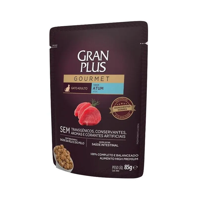 GranPlus Gourmet Sachê Gatos Adultos Atum 85g