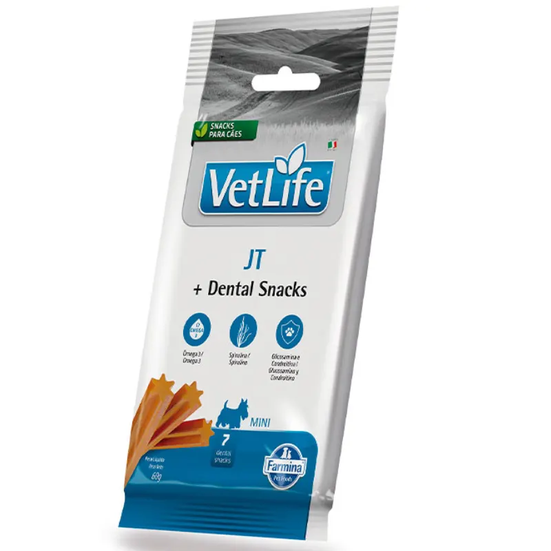 Petisco Dental Vet Life JT para Cães de Raças Mini e Pequenas 60 g
