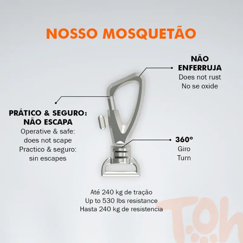 Conjunto Toh Peitoral H e Guia Neo Gato Maresia