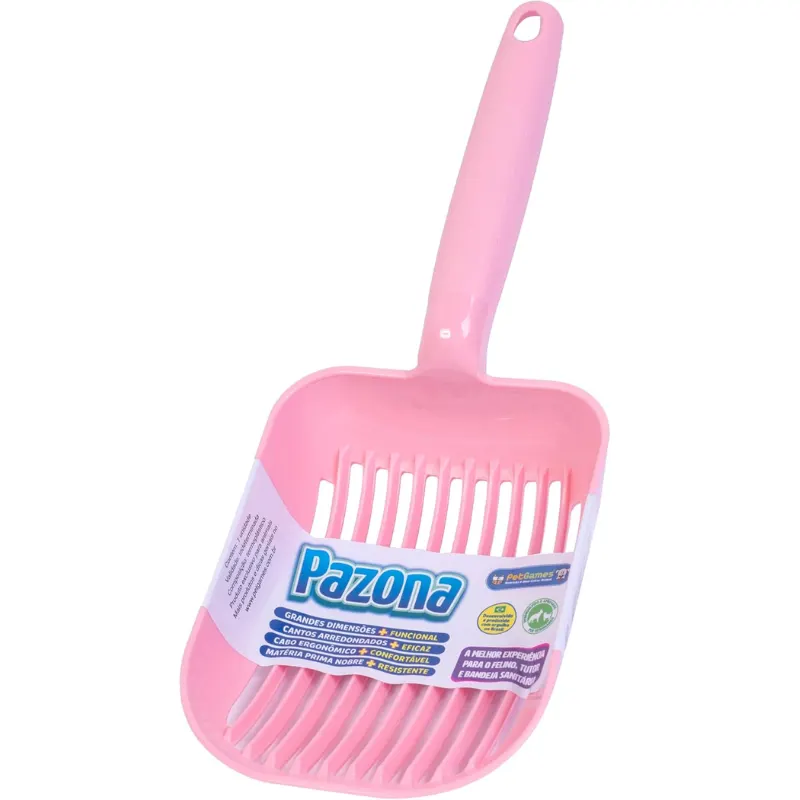 Pá Higiênica Pet Games Pazona Rosa para Gatos