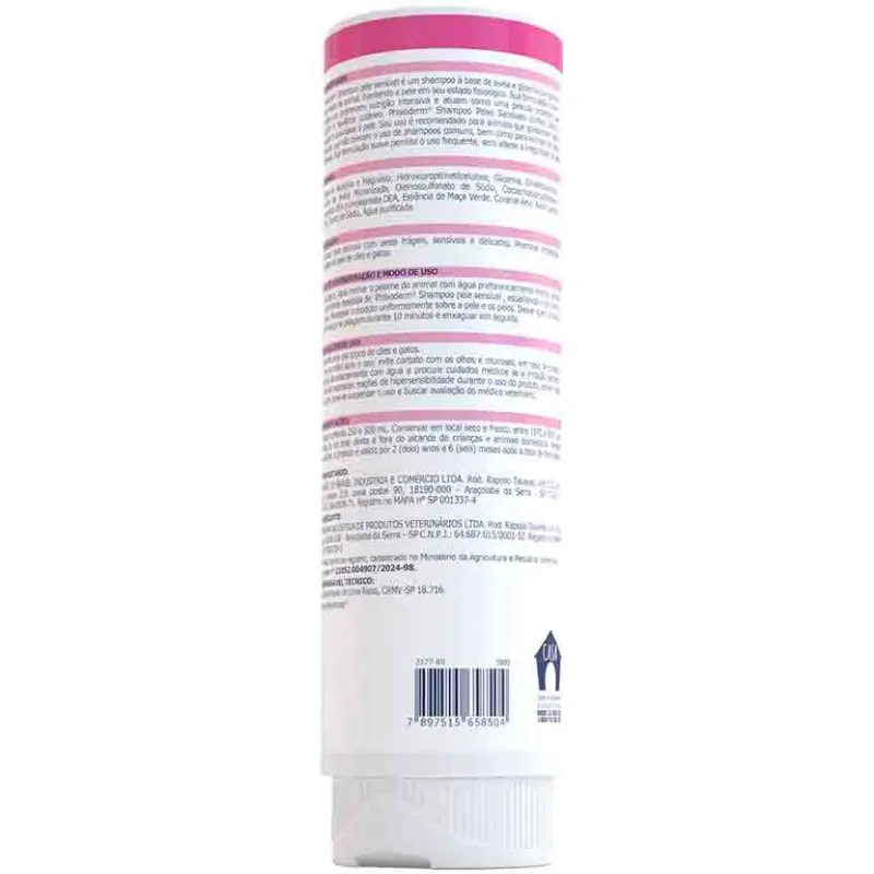Phisioderm Shampoo Pele Sensível 500 ml