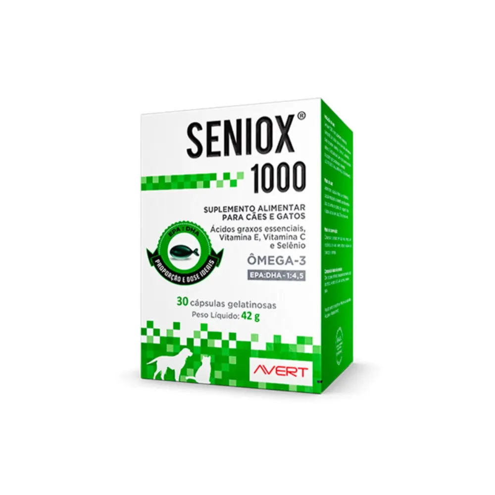 Avert Seniox 1000 mg com 30 Cápsulas