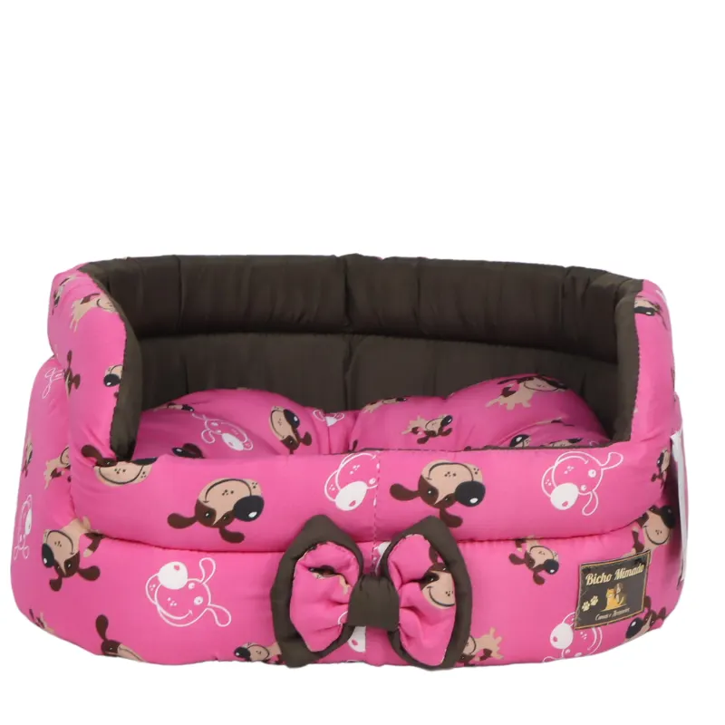 Caminha Europa Luxo Rosa Cachorrinho