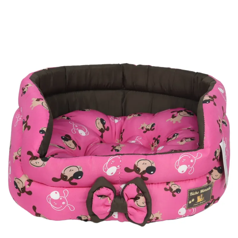 Caminha Europa Luxo Rosa Cachorrinho