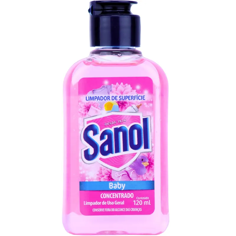 Sanol Limpador Concentrado de Superfície Baby 120 ml