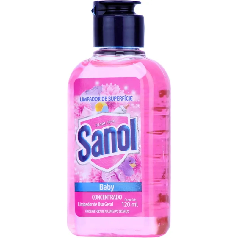 Sanol Limpador Concentrado de Superfície Baby 120 ml