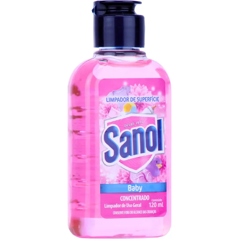 Sanol Limpador Concentrado de Superfície Baby 120 ml