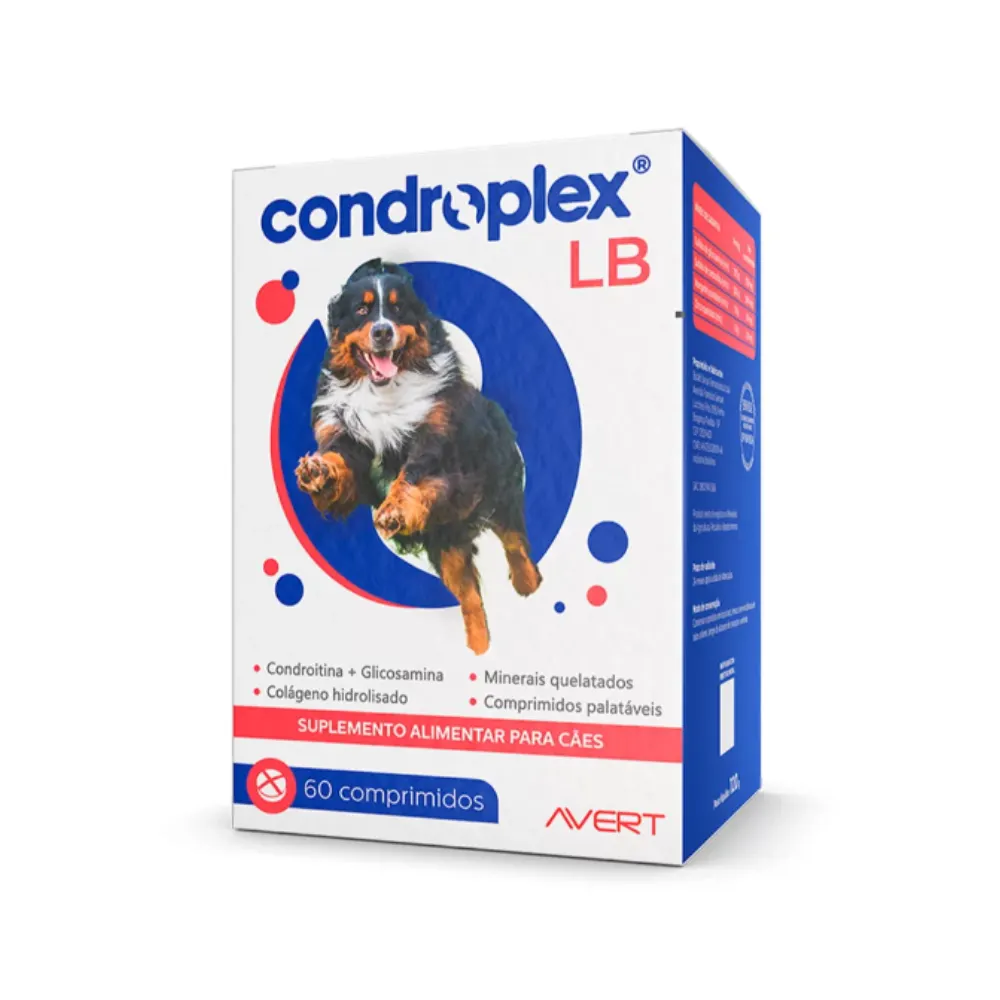 Suplemento Avert Condroplex LB com 60 Comprimidos