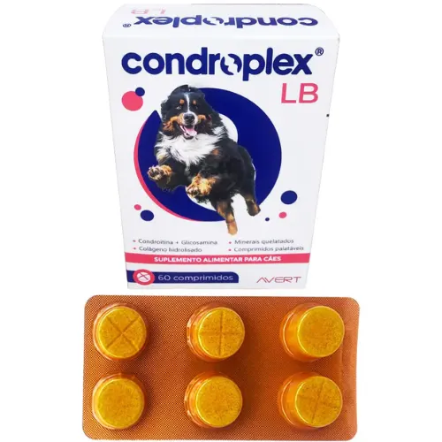 Suplemento Avert Condroplex LB com 60 Comprimidos
