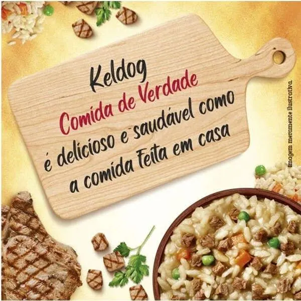 Ração Úmida Keldog Sachê Carne Cães 100g