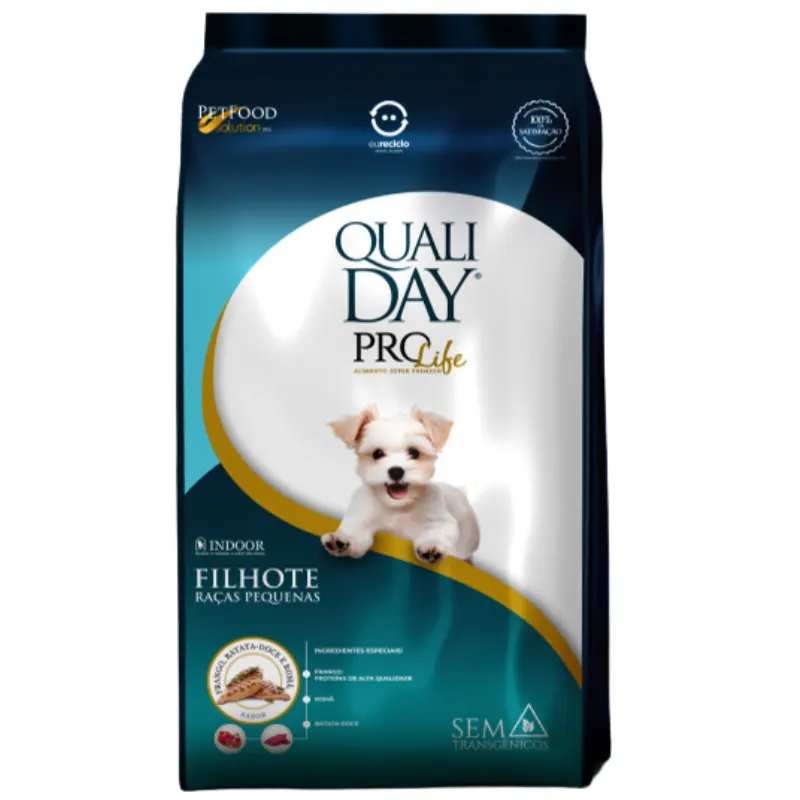 Ração Qualiday Prolife Filhote Raças Pequenas