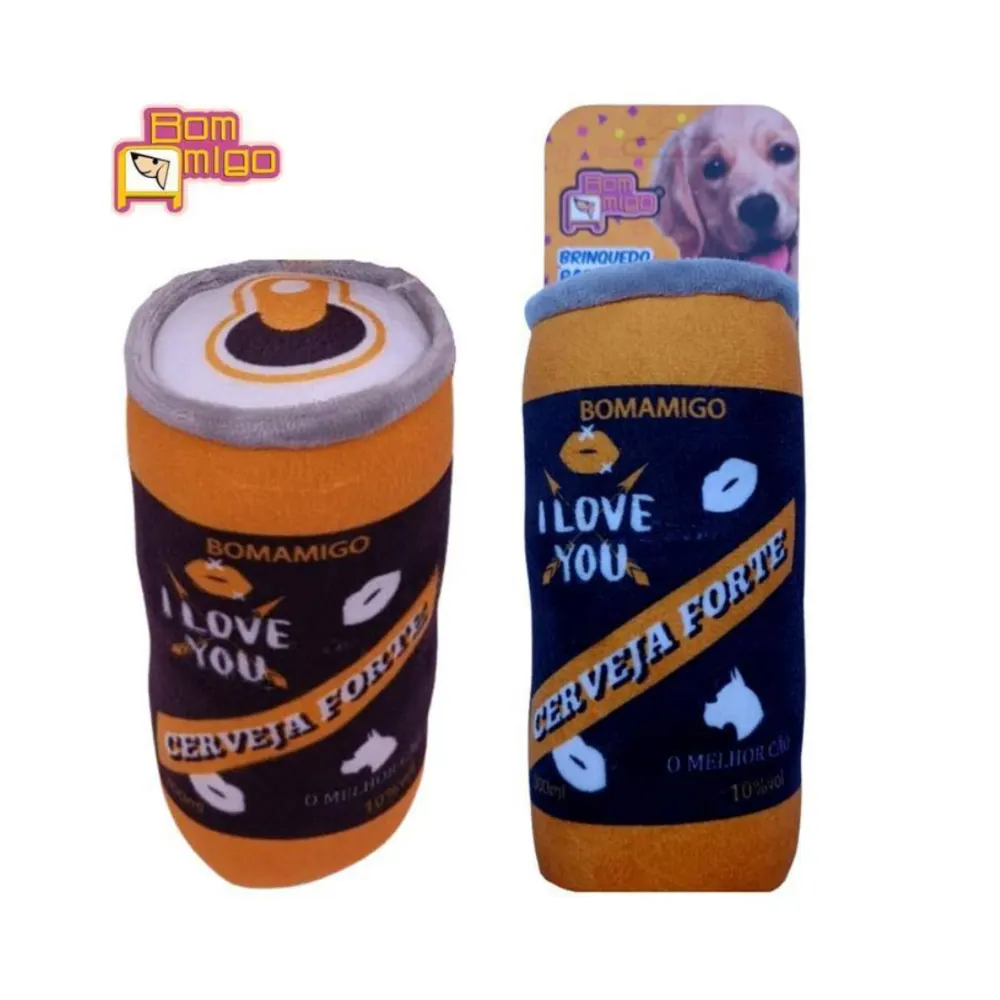 Pelucia Tin Para Cachorros Bom Amigo Cores Variadas