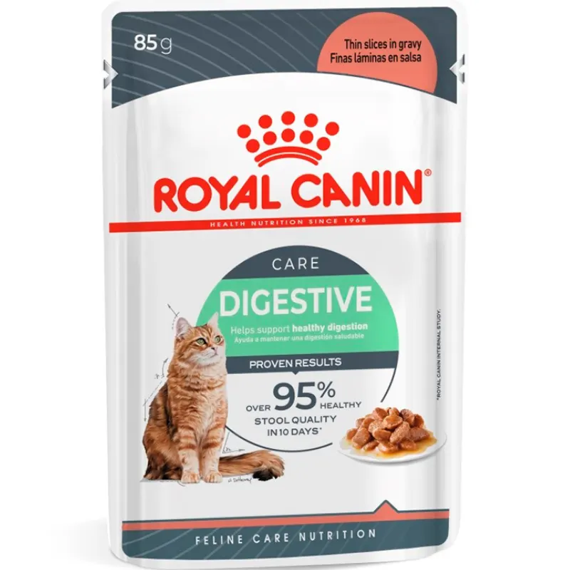 Ração Úmida Royal Canin Digestiv Gravy para Gatos 85 g