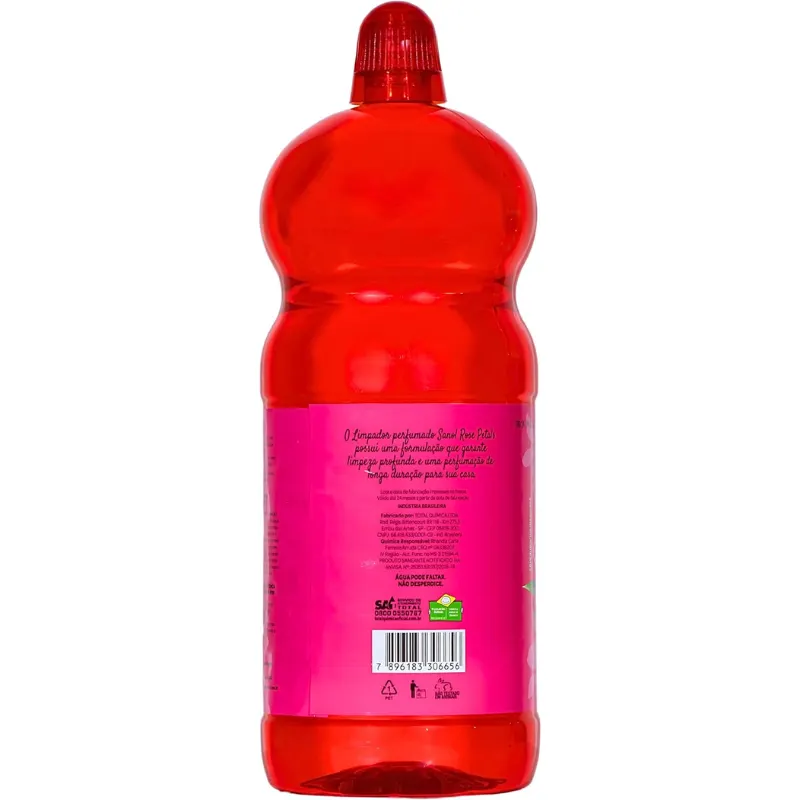 Sanol Limpador Perfumado Rose Petals 2 L