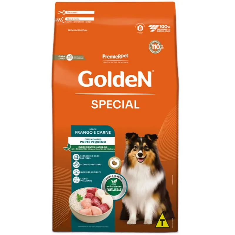Ração Golden Special Cães Adultos de Pequeno Porte 15 Kg