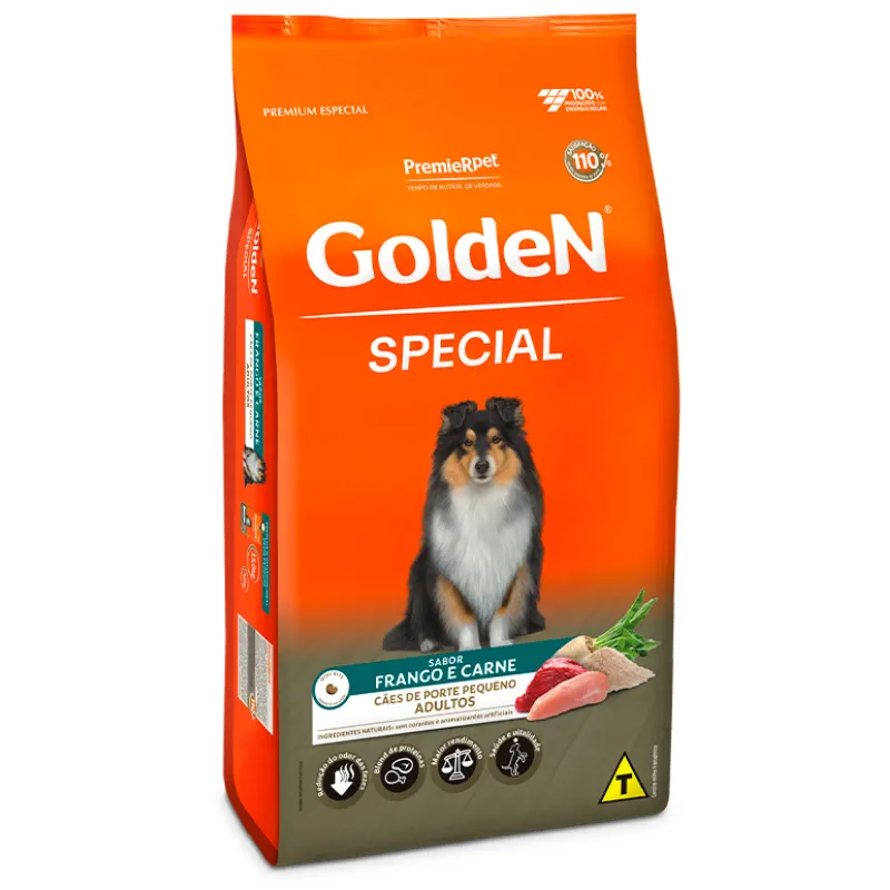 Ração Golden Special Cães Adultos de Pequeno Porte 15 Kg