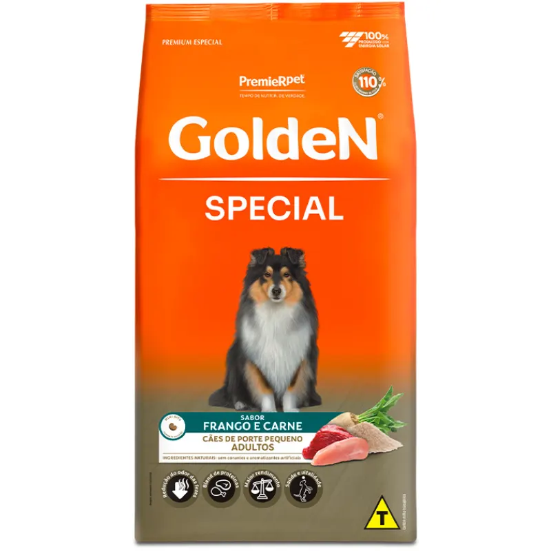Ração Golden Special Cães Adultos de Pequeno Porte 15 Kg