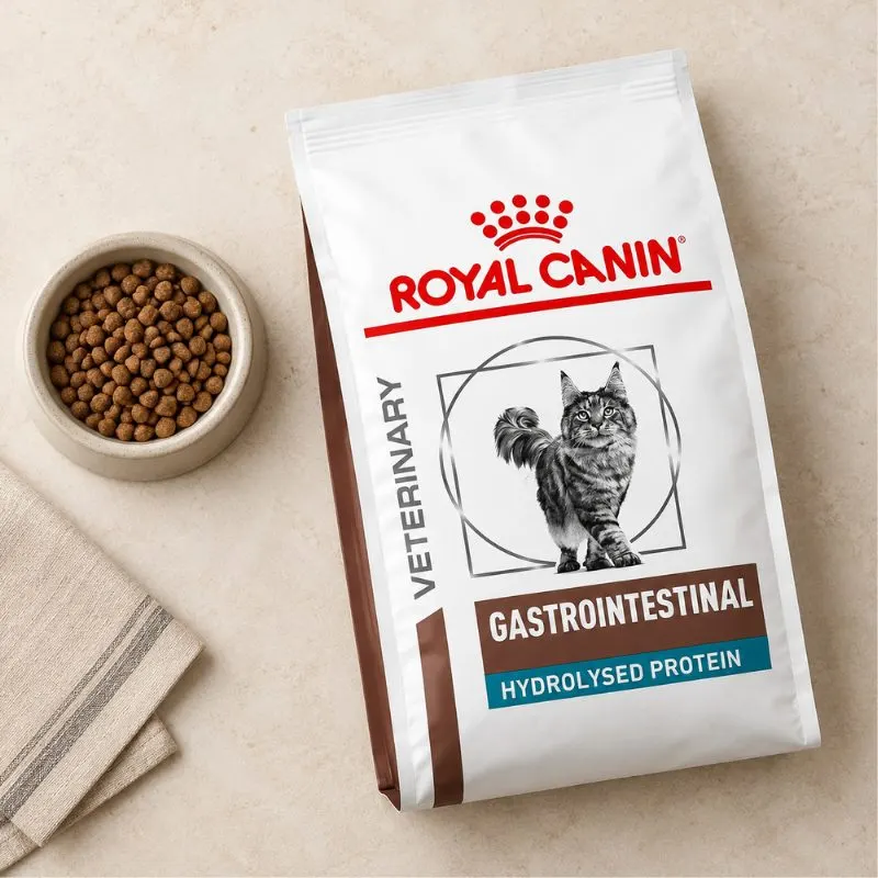 Ração Royal Canin Veterinary Diet Gastrointestinal Hydrolysed Protein para Gatos Adultos 4 kg