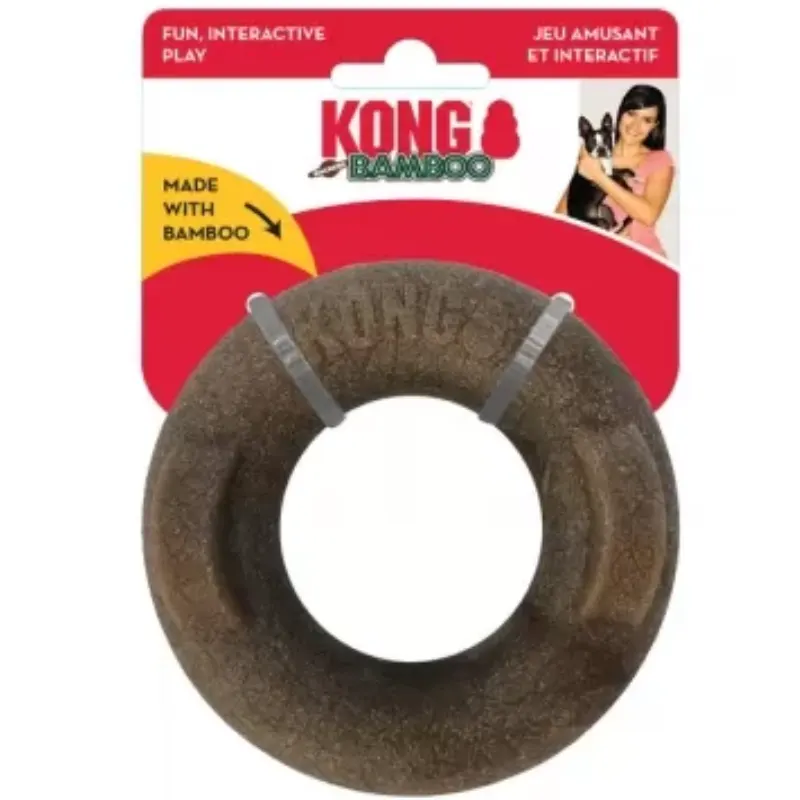 Brinquedo Kong Bamboo Rockerz Ring Médio