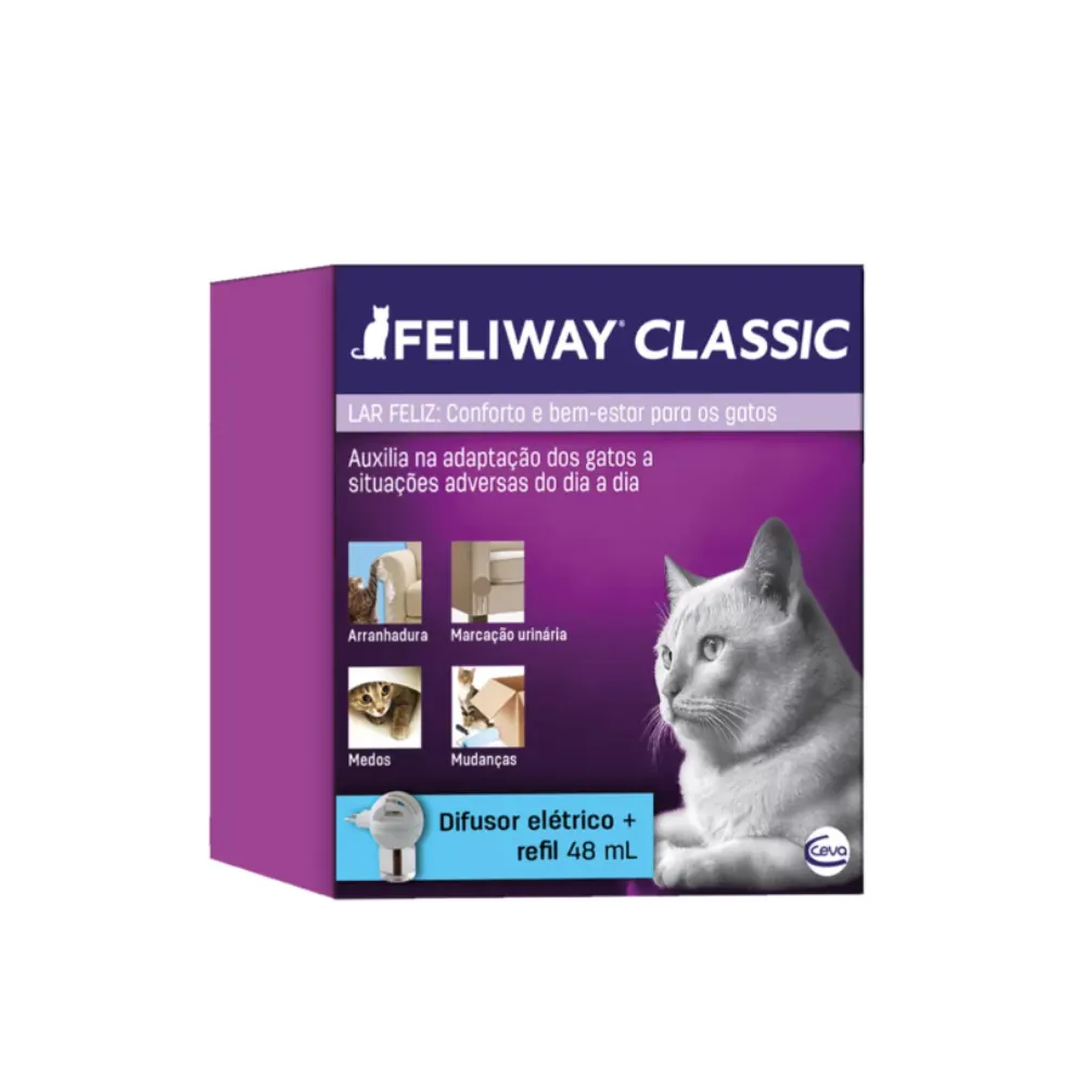 Difusor Elétrico Ceva Feliway com Refil 48ml
