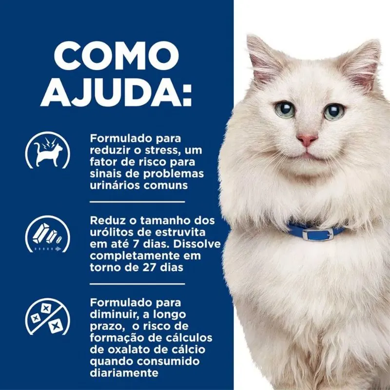 Ração Hill's Prescription Diet C/D Multicare Stress Gatos Adultos Cuidado Urinário 3,8 kg