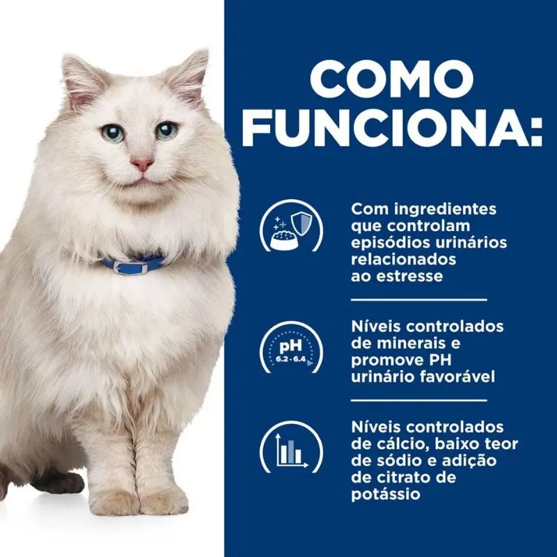 Ração Hill's Prescription Diet C/D Multicare Stress Gatos Adultos Cuidado Urinário 3,8 kg