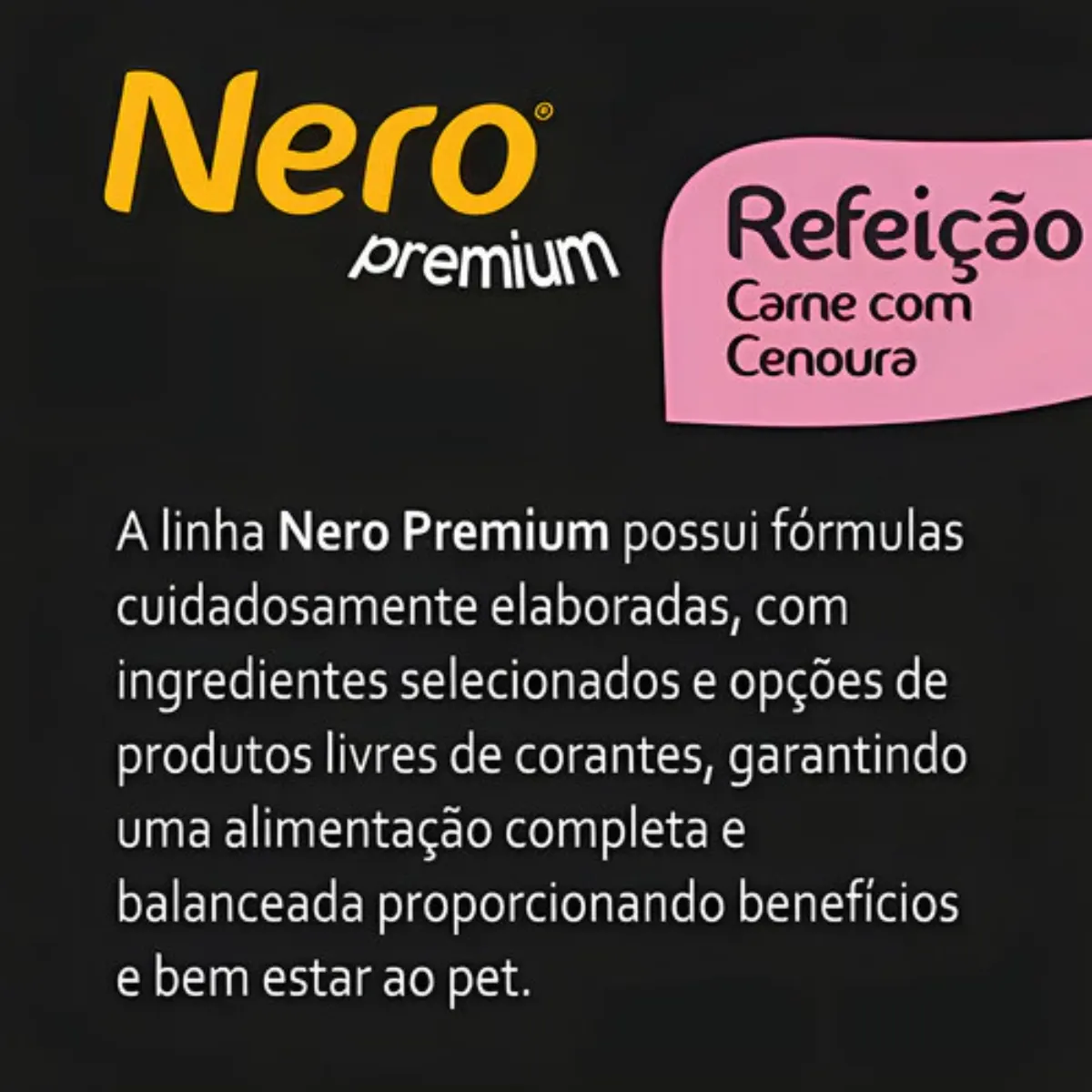 Ração Nero Refeição Cães Adultos Raças Pequenas 10,1kg