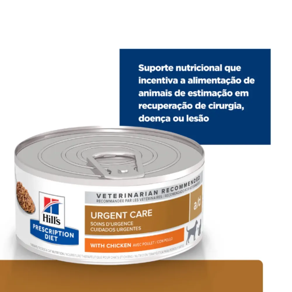Ração Úmida Hills Prescription Diet A/D Cães e Gatos 156g