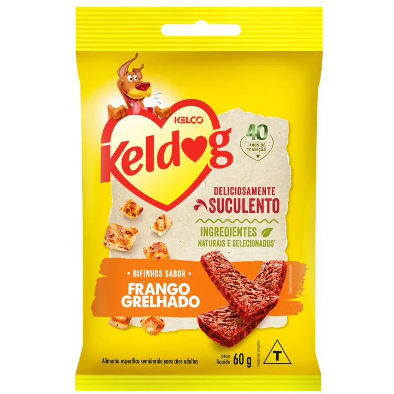 Keldog Bifinho Frango Grelhado 60 g