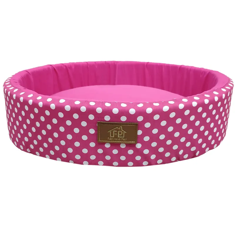 Cama Redonda Unic Rosa Fabrica Pet