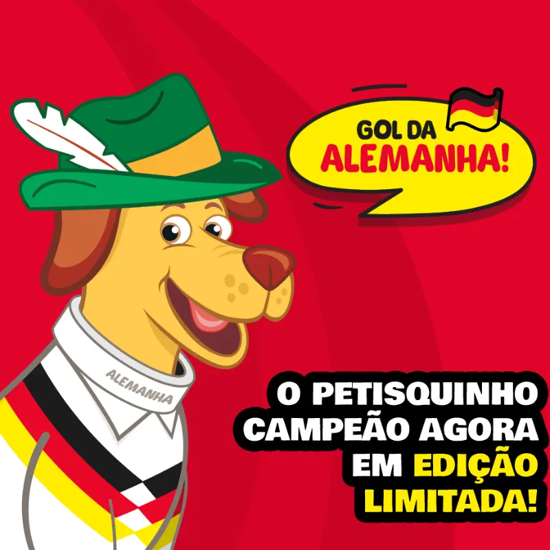 Biscoito Petiscão Alemanha para Cães Sabor Salsicha 60 g
