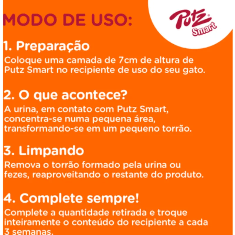 Areia Putz Smart 4 KG