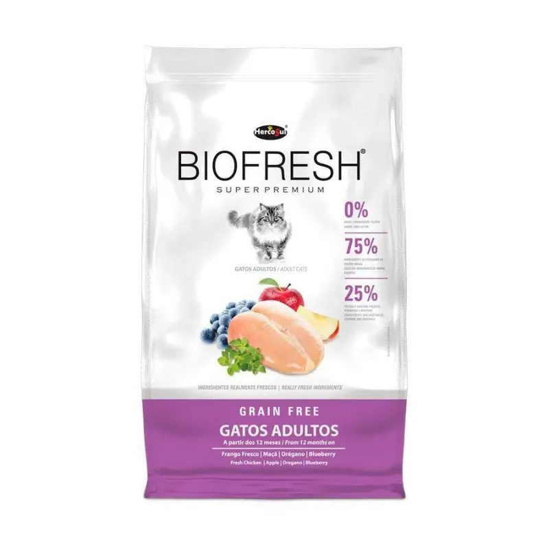 Ração Biofresh Para Gatos Adultos 7,5Kg