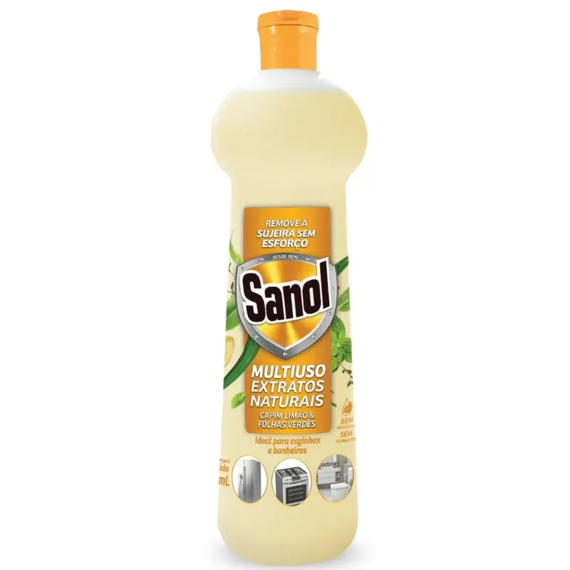 Sanol Multiuso Extratos Naturais Capim Limão 500 ml
