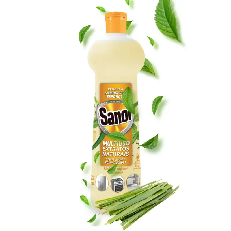 Sanol Multiuso Extratos Naturais Capim Limão 500 ml