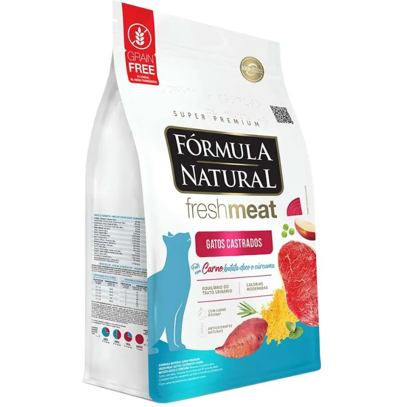 Fórmula Natural Fresh Meat Gato Castrado Carne 7KG