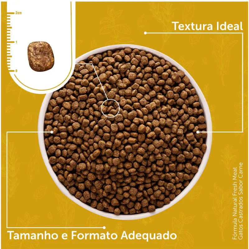 Fórmula Natural Fresh Meat Gato Castrado Carne 7KG