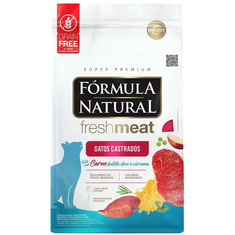 Fórmula Natural Fresh Meat Gato Castrado Carne 7KG