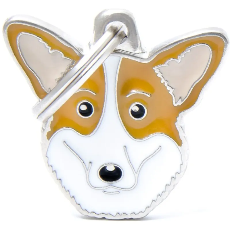 Medalha de Identificação My Family Welsh Corgi