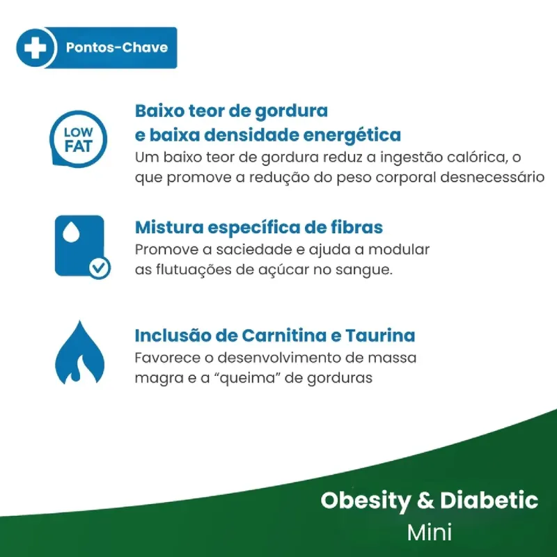 Ração Vet Life Cães Obesity Diabetic Mini 2 Kg