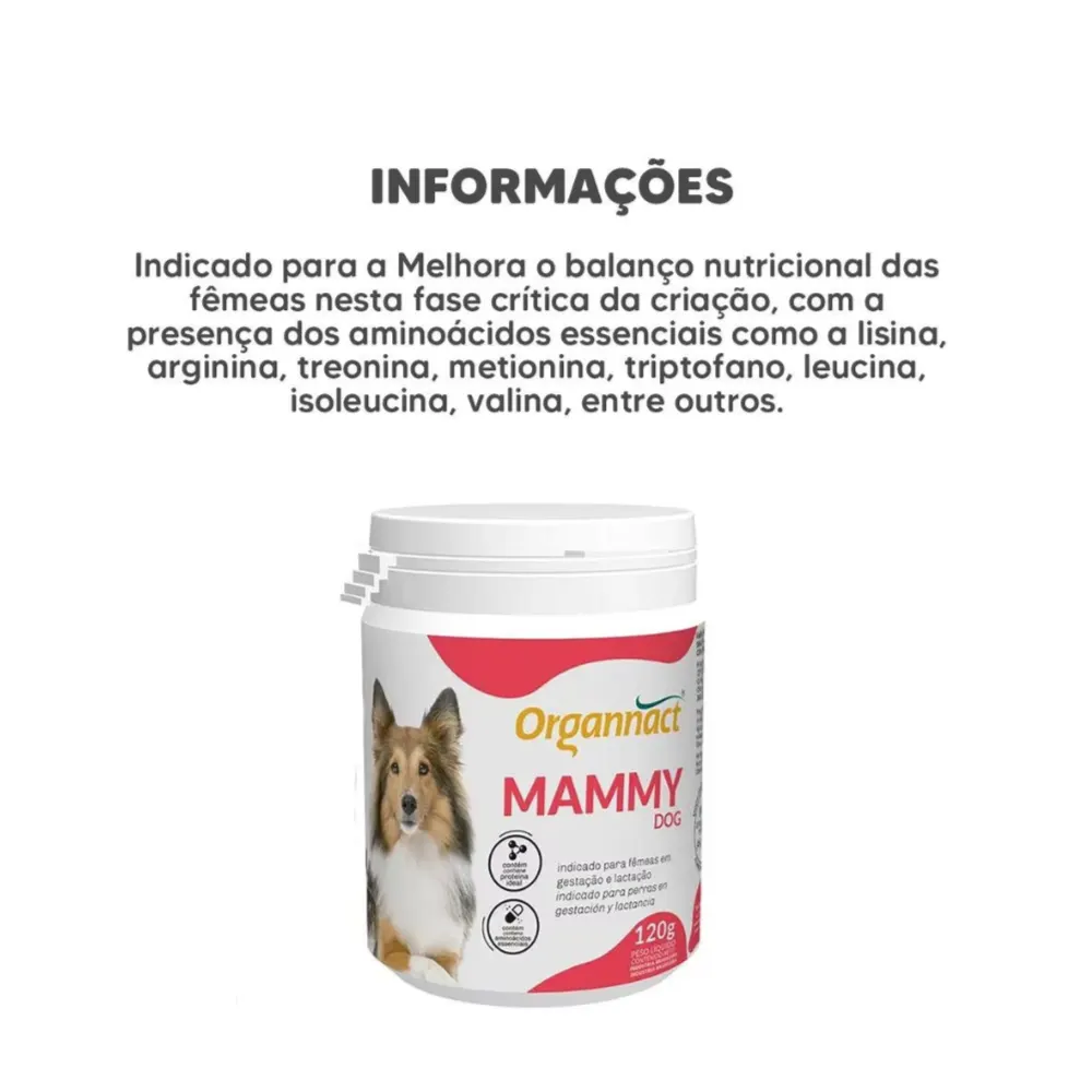Mammy Dog 120g Suplemento Vitaminico Femea Prenhe