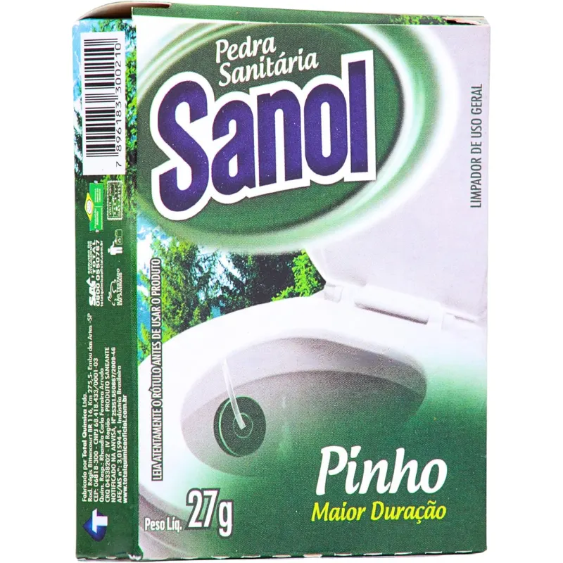 Pedra Sanitária Pinho Sanol 27 g