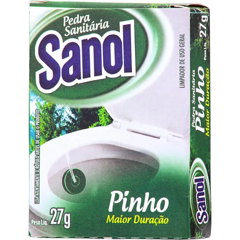 Pedra Sanitária Pinho Sanol 27 g