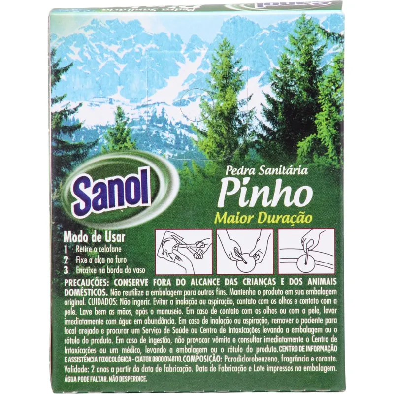 Pedra Sanitária Pinho Sanol 27 g