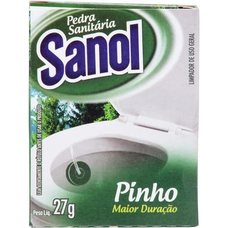 Pedra Sanitária Pinho Sanol 27 g