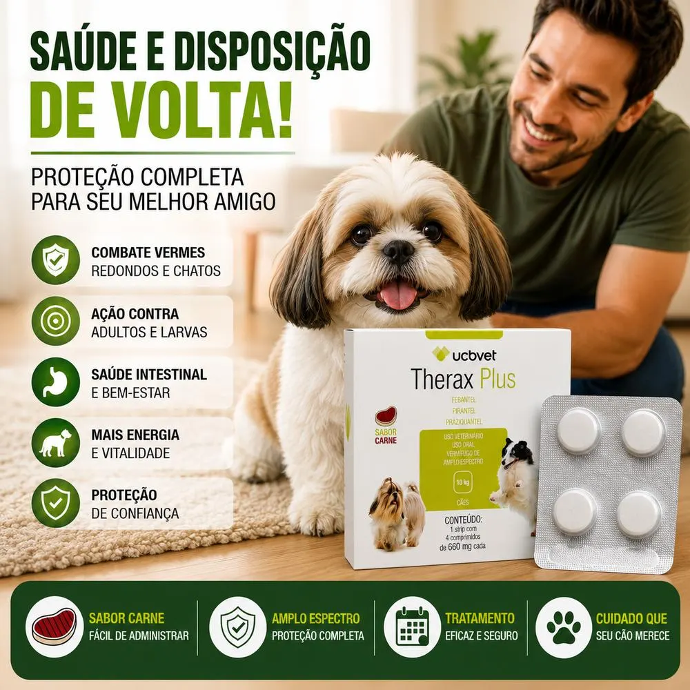 Therax Plus 660 mg com 4 Comprimidos