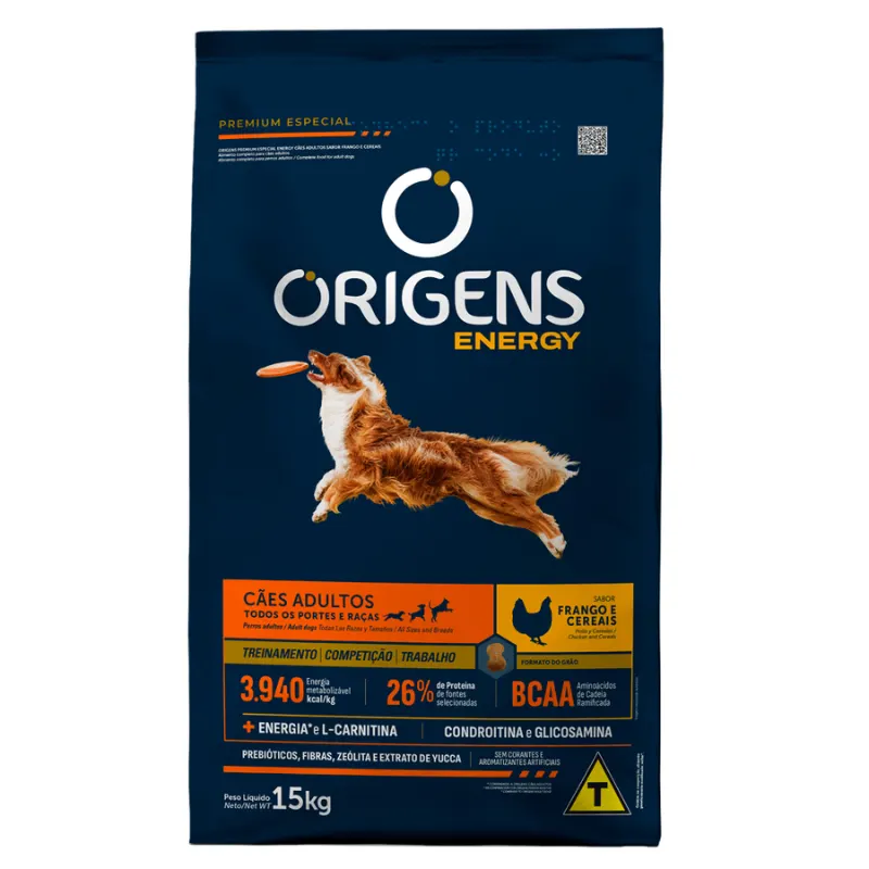 Origens Energy Cão Adulto Frango 15 Kg
