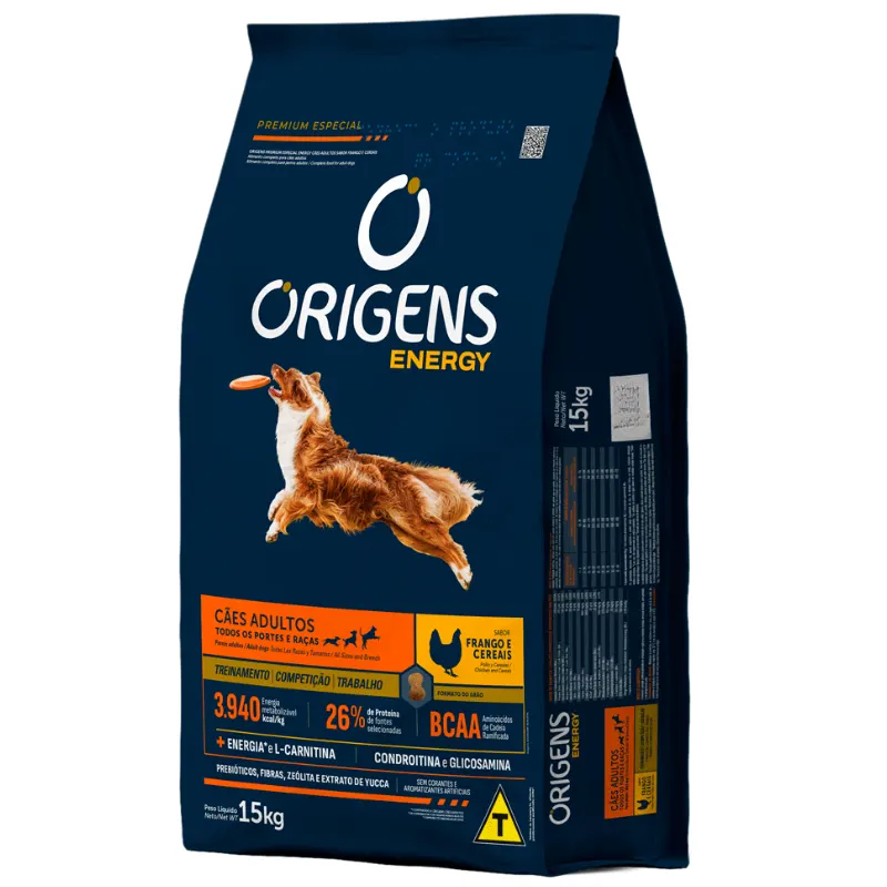 Origens Energy Cão Adulto Frango 15 Kg